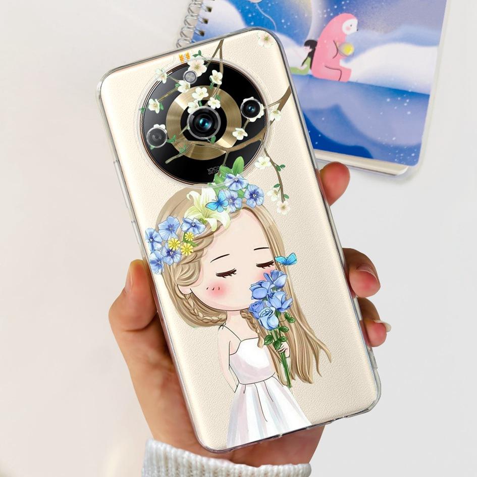 Für Realme 11 Pro 5G Hülle Luxus Traumfänger Transparentes TPU Weiche Rückabdeckung Für Realme 11 Pro Plus Stoßstange Realme11 Pro+ Fundas