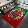 Portuguese Heritage Emblem carpet printing Living room and bedroom mats Doormat Dormitory decoration Christmas gifts