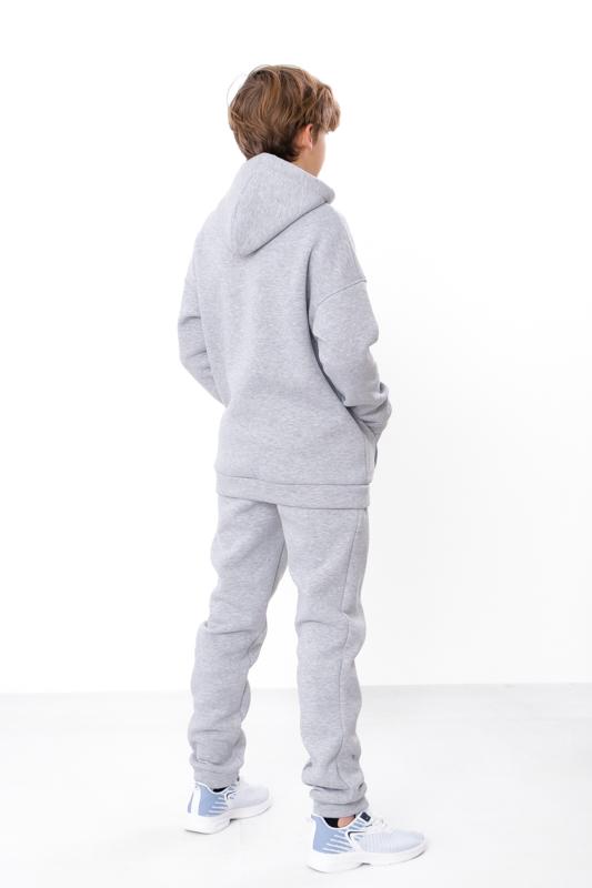 Warmer Jungen-Teenager-Set – Einfarbiger Reißverschluss-Hoodie & Bequeme Jogginghose, Winter 6421-025 HC