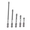 5Pcs Screwdriver Bit S2 Steel Anti Slip Magnetic Screwdriver Long Drill Impact Driver Bit Set