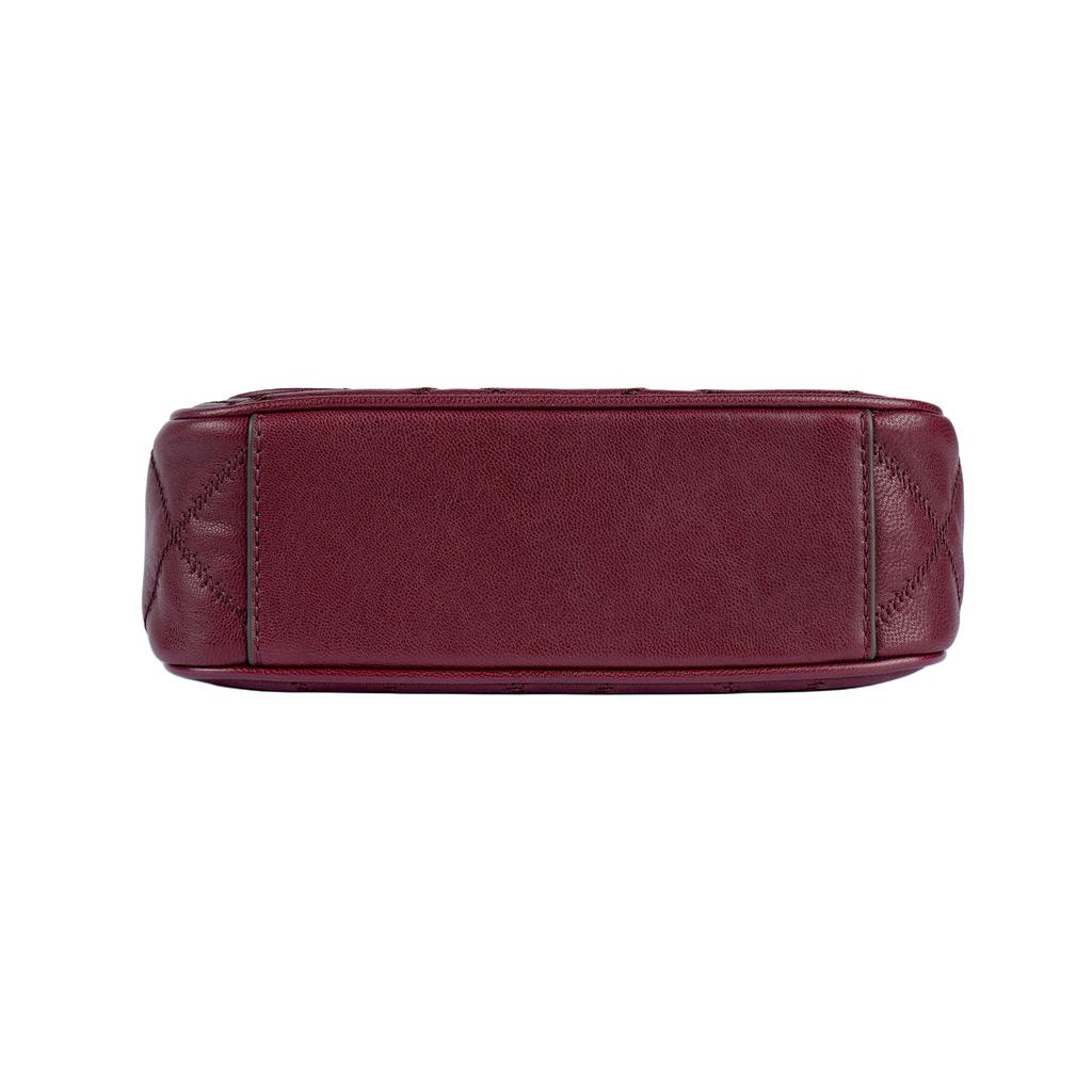 Tory Burch TB-Willa Kette gesteppt Kaviarleder Umhängetasche Damen Taschen Bordeauxrot 87861-639