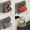 Large Capacity Nylon Vintage Shoulder Crossbody Bag For Women Street Fashion Trendy Tote Bag