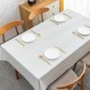 Waterproof PVC Tablecloth Tea Table Cloth Oil-proof Rectangular Square Table Covers Home Kitchen Dining Table Outdoor Picnic Mat