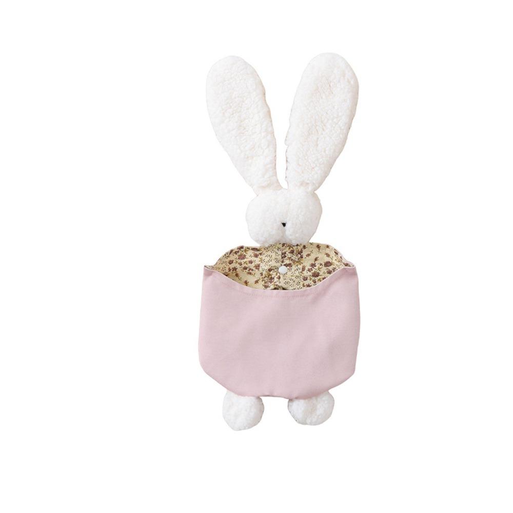 Cartoon Rabbit Shape Storage Bag Cotton Newborn Bed Headboard Organizer  Dormitory
