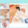 Elegant Korean Acrylic Matte Heart Medium Hair Clip For Stylish Updos And Casual Looks