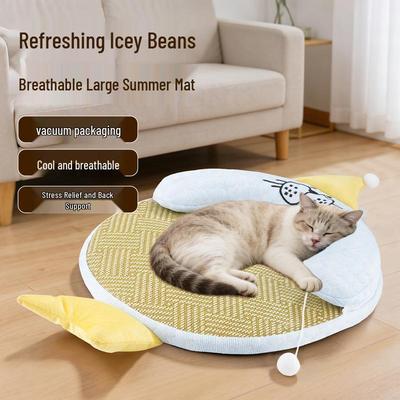 Pet Cooling Mat: Summer Cool Bed for Cats and Dogs
