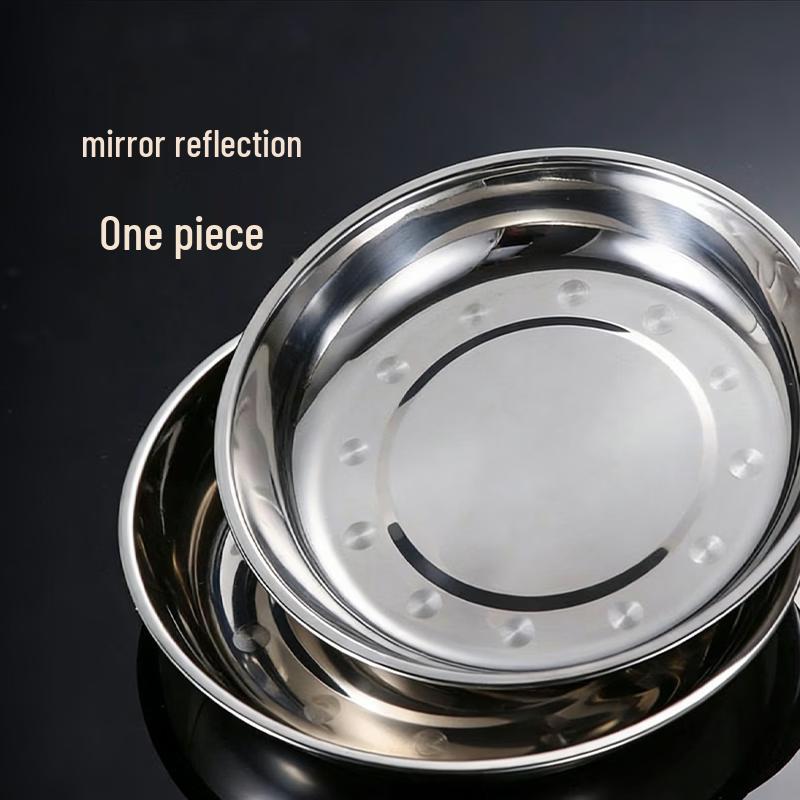 Lufenglai 201 Stainless Steel Shallow Soup Plate