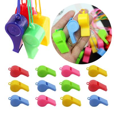 Colorful Whistle 5/10/20PCS Random Mix Color Plastic Whistle Cheer Up Prop Sport Meeting Party Atmosphere Making Accessories ZYF