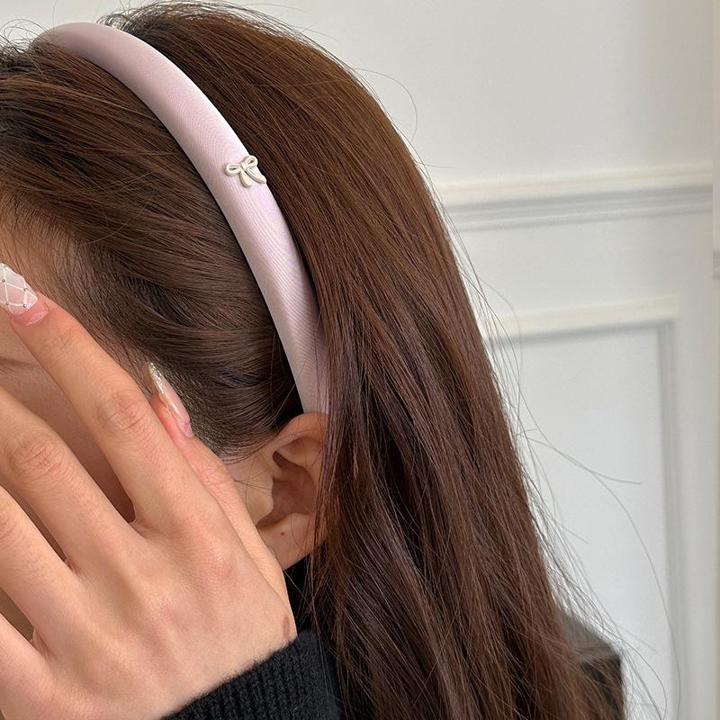 Stirnband für Frauen Mädchen koreanische Haaraccessoires Schleifenband Yoga Reifen Make-up süß führende Mode Süßigkeiten Kawaii Neu im Vintage