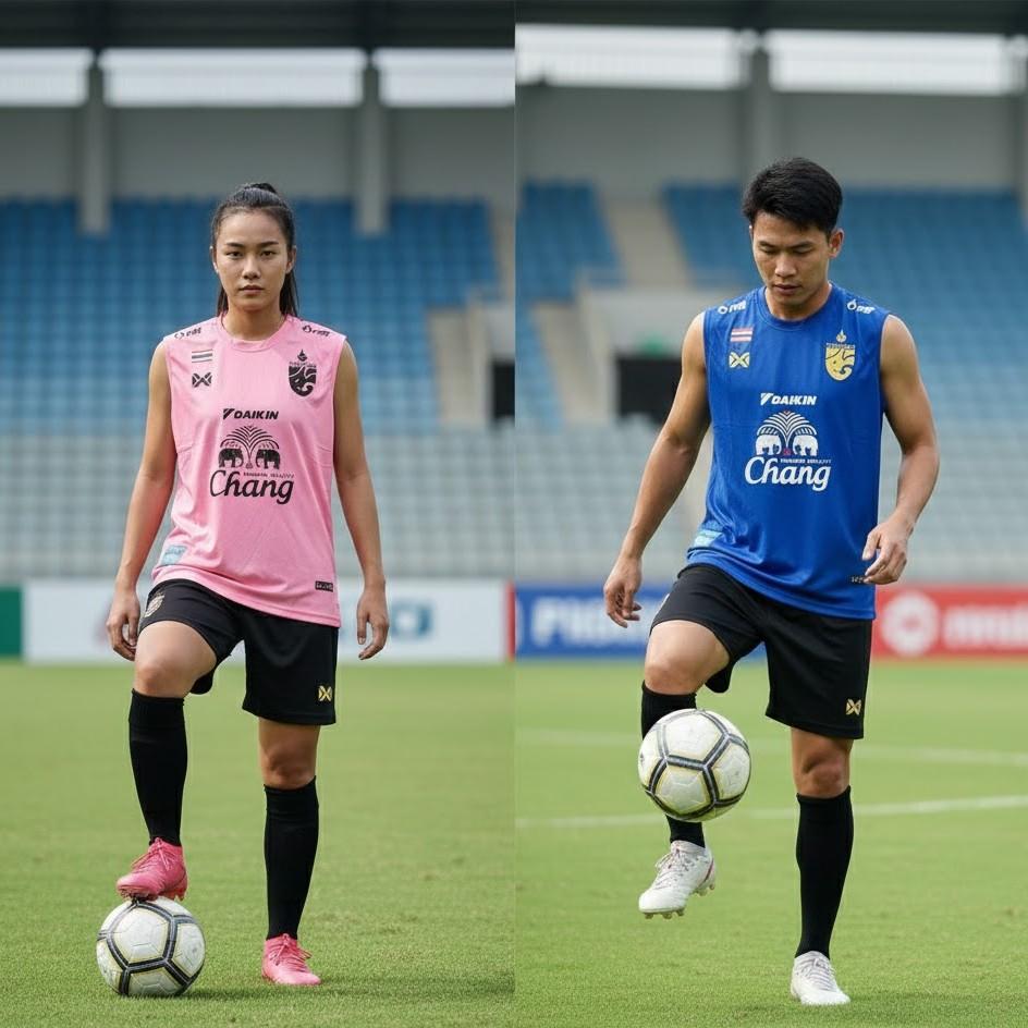 THAILAND National Football Soccer Print JERSEY Tank Top Vest Sleeveless Quick Dry Shirt Round Neck Polyester Uniform Elephant Logo Sport Outdoor