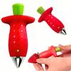 Strawberry Stem Tongs Peeler Stoning Device