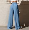 Women  Sports Pants Autumn Straight Tube Loose Fitting Sanitary Pants Wide Leg Pants Outdoor Dance Casual Pant