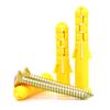 100pcs Drywall Anchor & Screw Assortment Kit - 50 Plastic Wall Anchors & 50 Philips Flat Head Screws