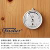 Fischer Barometer 123T Synthetic Diameter X 2cm Hygrometer with Temperature and Humidity Wall (8.5cm Height) Thermometer, Gauge, Mounted.