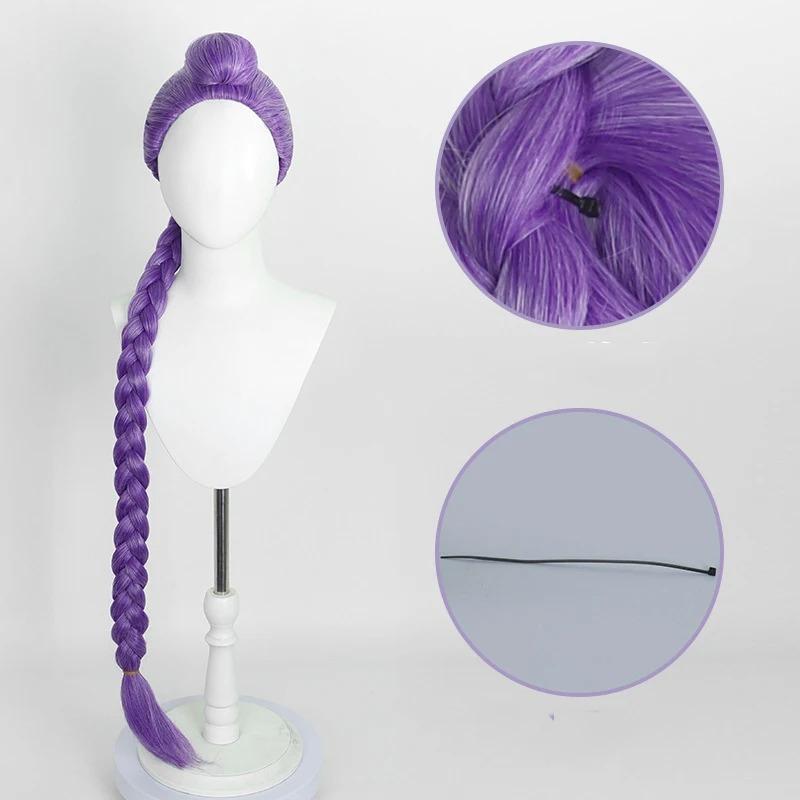 KPop Demon Hunters Superstar Rumi Wig Cosplay Rumi Hair Halloween Party Roleplay Heat Resistant Synthetic Wig Carnival Prop