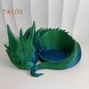 3D Printed Dragon Speaker Stand Lying Dragon Smart Speaker Base Cartoon Dragon Loudspeaker Base Home Office Desktop Decoration