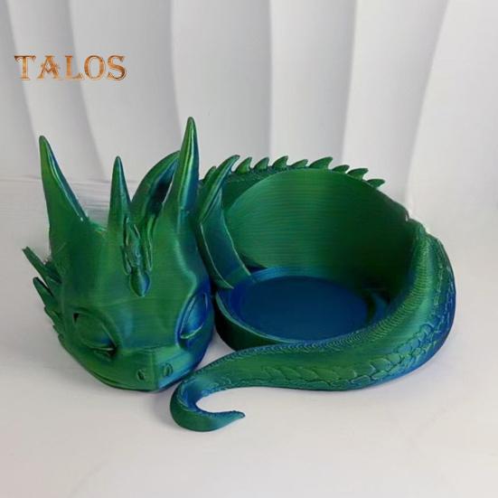 3D Printed Dragon Speaker Stand Lying Dragon Smart Speaker Base Cartoon Dragon Loudspeaker Base Home Office Desktop Decoration