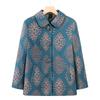 Autumn Coat Women's Lapel Top Clothes Old Lady