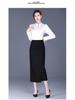 Women's Irregular Slit Pencil Skirt for Spring & Autumn – New Style Professional Straight Skirt