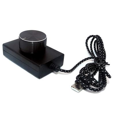 WINGONEER Lossless USB Volume Control Knob One Speaker Mute Function Compatible Android Computer Speaker Audio Volume Controller Adjuster