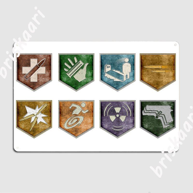 

Cod Zombies Perks Metal Plaque Poster Wall Mural Customize Mural Painting Cinema Tin Sign Poster 20x30cm