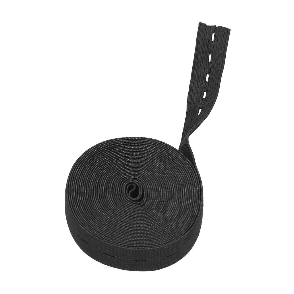 Buttonhole Elastic Band Portable Multipurpose Home Office Practical Rubber Band Fixing ToolBlack