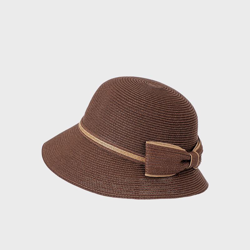 Sunscreen Straw Hat Breathable Fisherman Hat Women's Summer Sunshade Hat