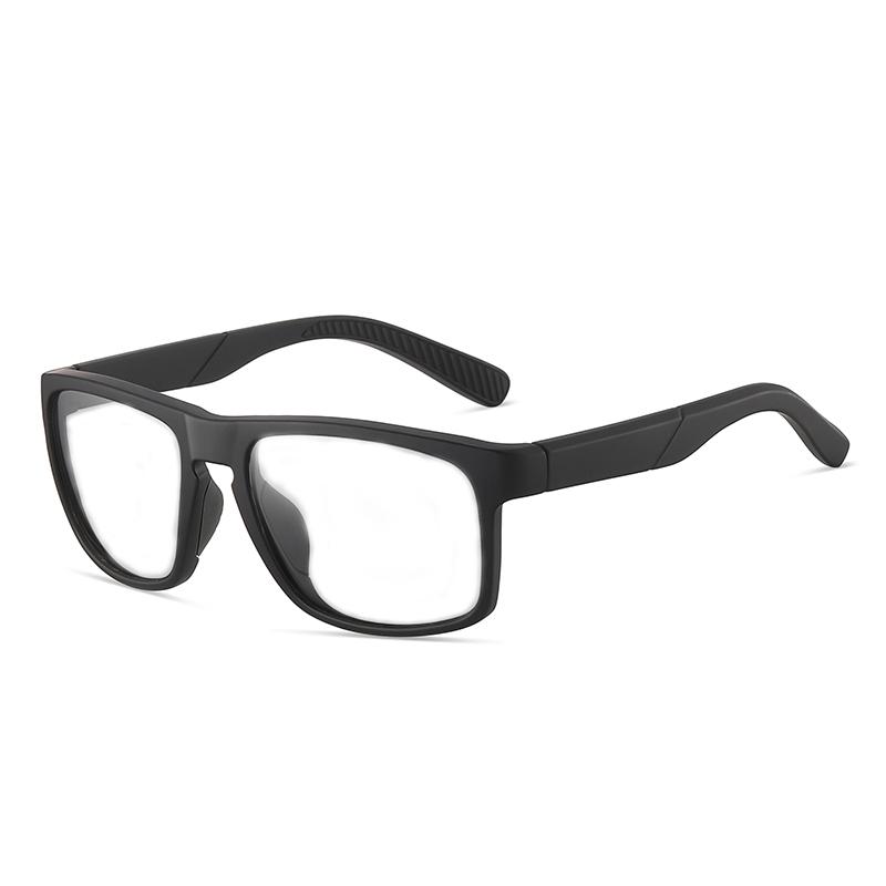 Night Vision Lens Square Nearsighted Sunglasses With Diopters Outdoor Sports Anti-glare UV400 Minus Eyeglasses -0.5 -0.75 To -6