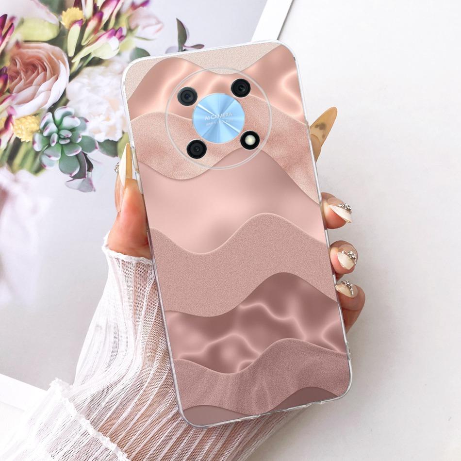 

For Huawei Nova Y90 Y91 Cute Flower Butterfly Cat Painted Case For Huawei NovaY90 NovaY91 Soft Silicone TPU Phone Cases Nova Y91