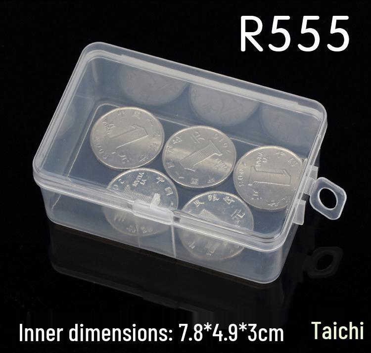 Şeffaf Dikdörtgen PP Plastik Saklama Kutusu, Parça Paketleme İçin Küçük Kare Kap