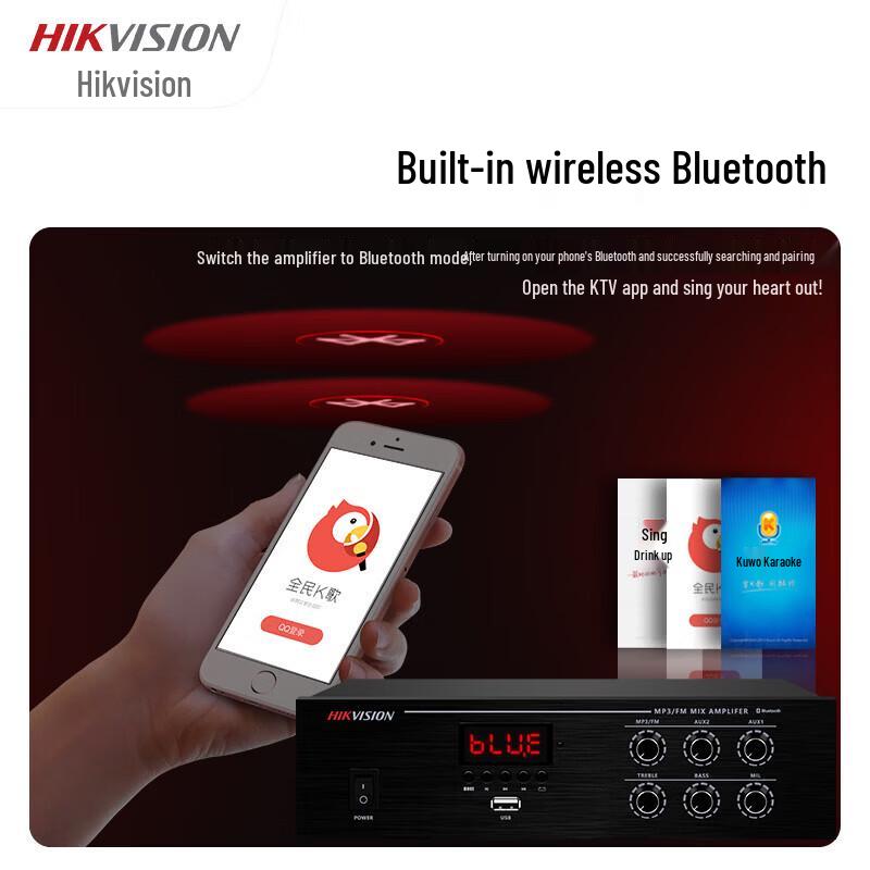 HIKVISION Audiophile Ceiling Speaker & Bluetooth Amplifier System