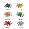 300Pcs/Lot 6 8 10 Mm Metal Colorful Open Jump Rings Split Rings Jump Rings Connectors For DIY Jewelry Making Findings Supplies