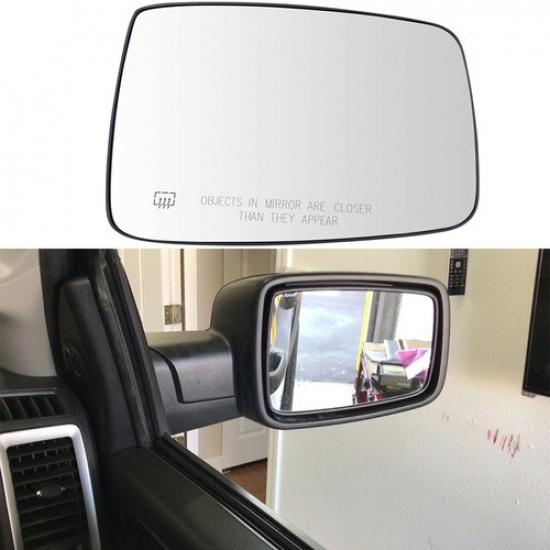 Passenger Side Manual Rear View Mirror for Glass 10-19 Dodge Ram 1500 2500 3500