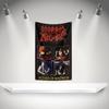 M-Morbids Angel Flag Rock Music Band Banner HD Printing Tapestry Exhibition, Music Band Fans, Garage Decor