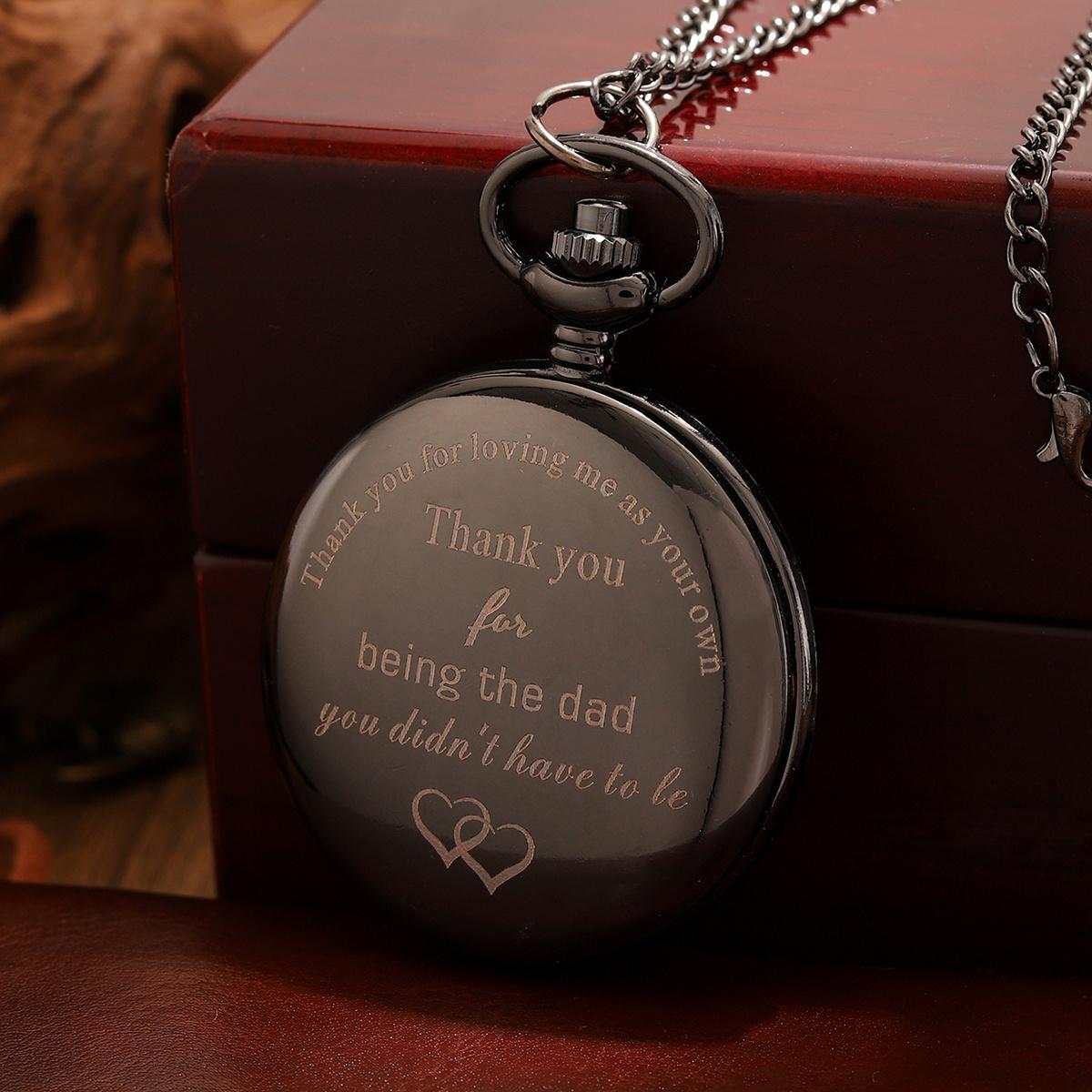 

Лучший подарок, карманные часы, кварцевые карманные часы, цепочка для часов, мужской подарок, подарок на день отца