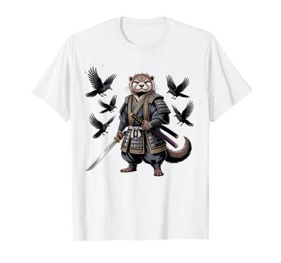 Zeeotter Goederen Japanse Samoerai Otter Zeeotter T-shirt