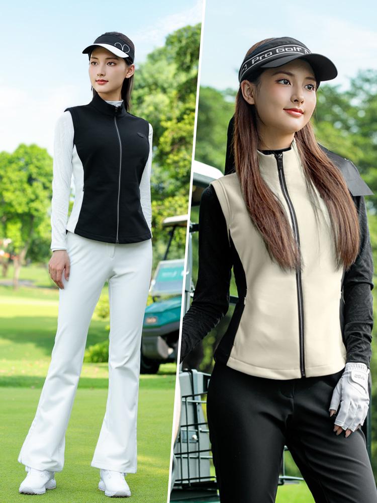 PGM Women's Golf Vest - Light Absorbing, Heat Generating, Warm Outerwear for Autumn/Winter.