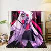 Hazbin Hotel Cartoon Printed Blanket,Lightweight Flannel Throw for Sofa, Bed, Travel, Camping, Livingroom, Office, Couch,Chair