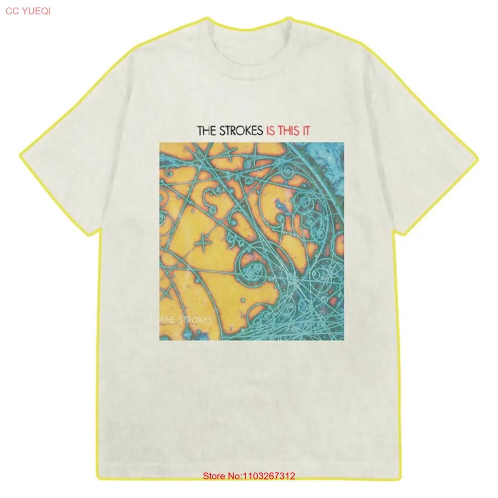 The Strokes Is This It Taglia Unica Unisex E Unisex Maglietta Classica Td103 Vintage Casual Versatile Streetwear Alla Moda Morbida