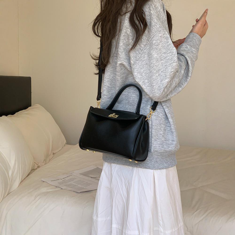 2025 Women's Fashion PU Leather Handbag: Versatile Square Shoulder & Crossbody Bag