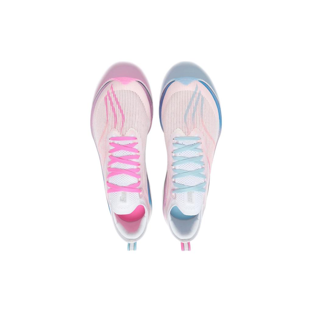 Li Ning Feidian 3 Ultra Tin Horse Cushioning Slip Resistant Abrasion Resistant Low top Running Shoes Unisex Pink Blue ARMT033-3
