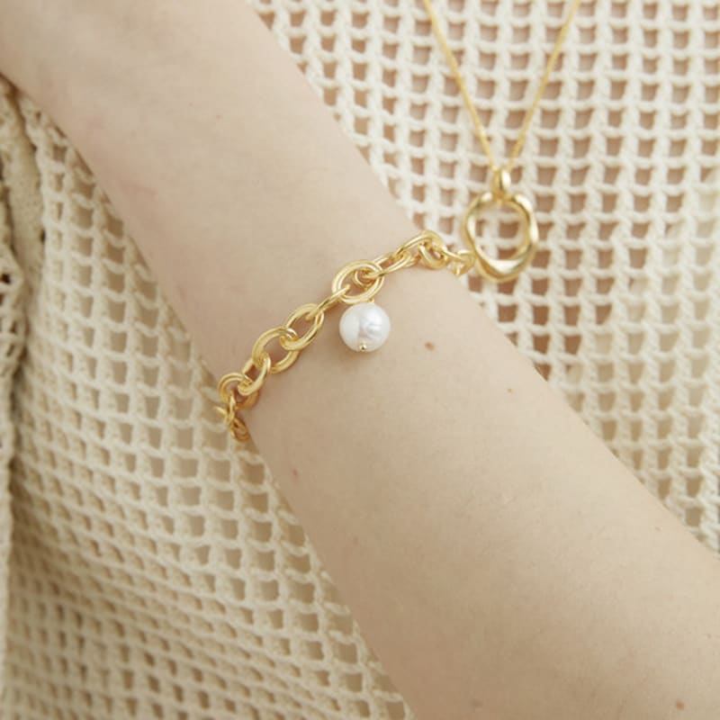 oaeb Flat Chain Bracelet