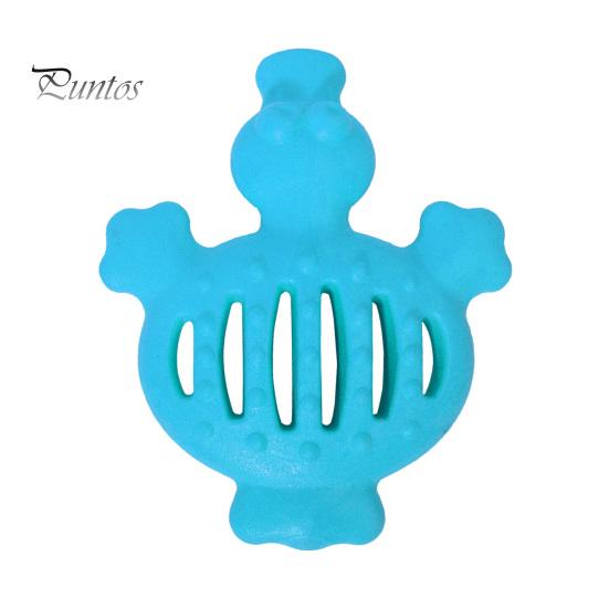 

TPR пена, игрушка для домашних животных, устойчивая к укусам, игрушка-утка, легко чистится, уменьшает скуку, медленная жевательная игрушка для собак, кошек небесно-голубой