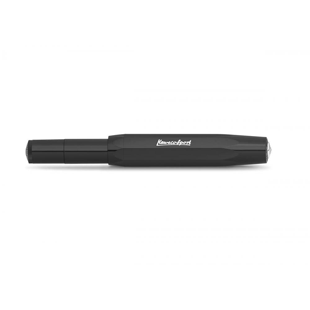 Kaweco Fountain Pen M Medium Skyline Sports SSFP-BK Black Regular Import Product Body Size: 106mmx14mmCartridge Fountain Pen10g