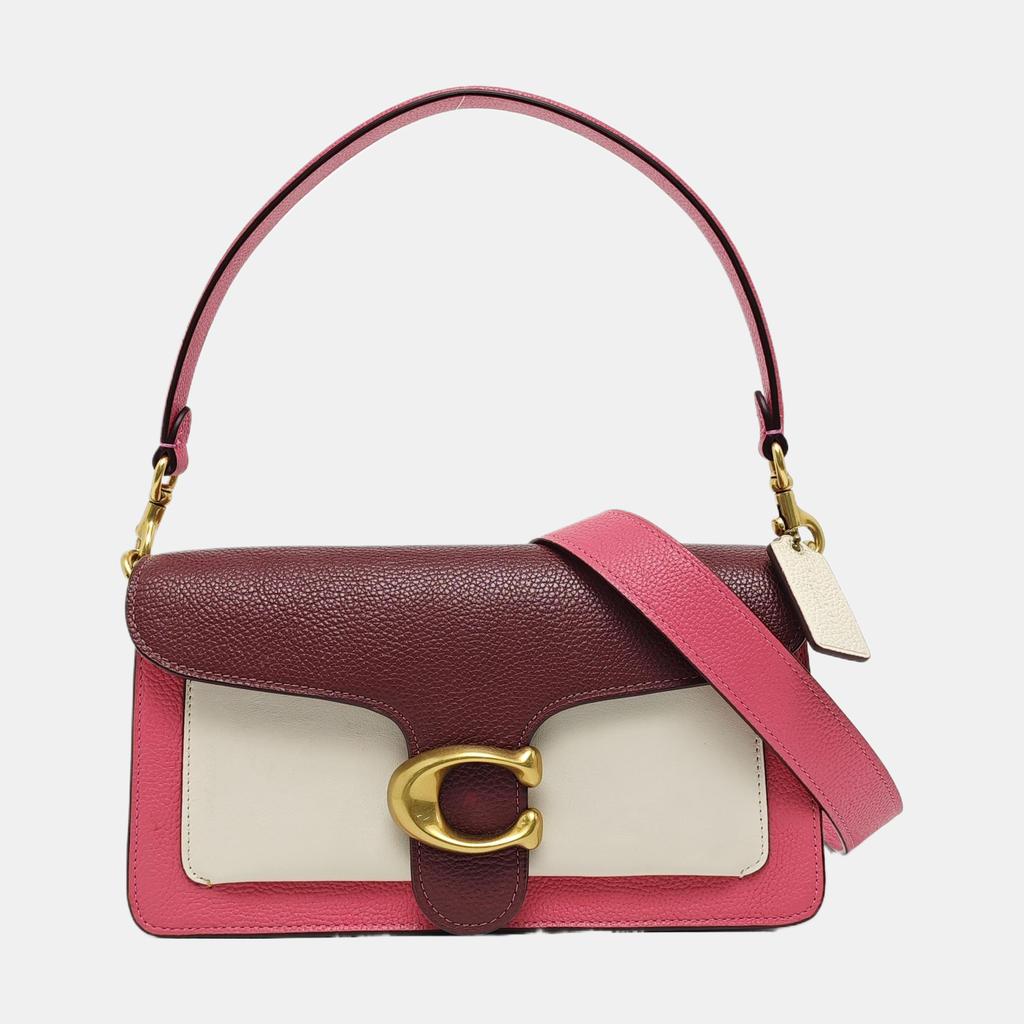 [Pre-Owned] Tabby 26 Color Block Leather Shoulder Bag - Very Good #28OAT5