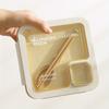Bento Box Wheat Straw Lunch Box Can Be Put Into Microwave Oven Office Workers Lunch Bento Box Tableware Box Set