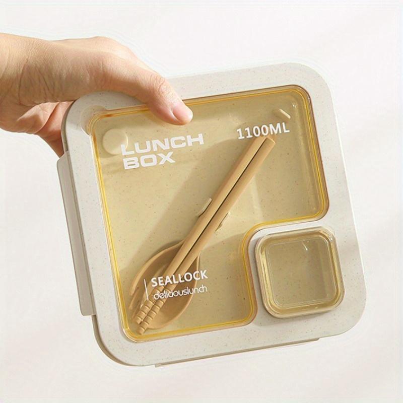 Bento Box Wheat Straw Lunch Box Can Be Put Into Microwave Oven Office Workers Lunch Bento Box Tableware Box Set