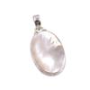 Natural Mother Of Pearl Gemstone Handmade 925 Solid Silver Pendant 1.75" Q0T20