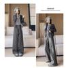 Winter Fleece Thickened High Waist Wide Leg Pants Straight Pants Yamamoto Pants Wide Leg Pants