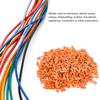 500pcsset E2508 Cold Pressed Terminal Tubes Insulated Terminals Cable Connector(orange)